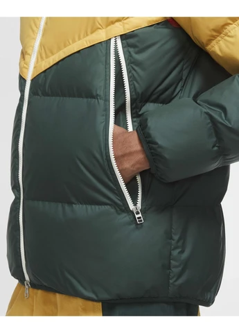 Комбинированная демисезонная куртка sportswear down-fill windrunner yellow cu4404-700 Nike