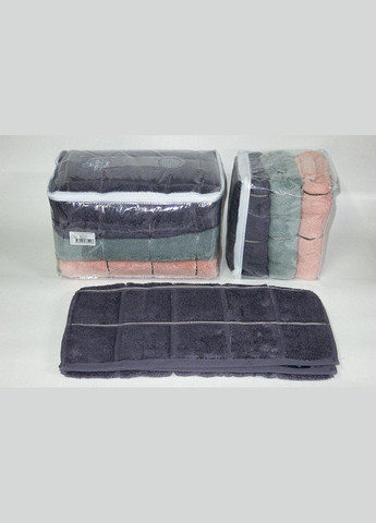 Cestepe набор полотенец microcotton delux premium kare-2 70*140 (3 шт) комбинированный производство -