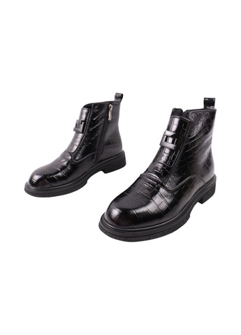 ботинки женские черные натуральная кожа Geronea