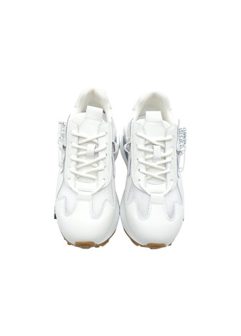 Белые всесезонные женские кроссовки белые кожаные l-12-44 23 см(р) Lonza