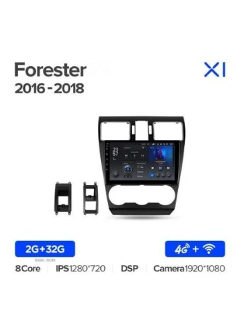 Штатная магнитола TS9-002 4+32Gb Subaru Forester SJ 2015-2018 9\" Decker (378910531)