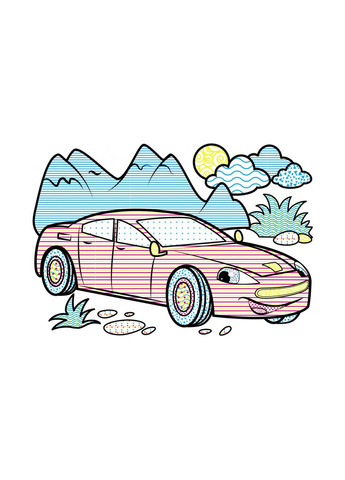 Водные раскраски (Пожарная машина) (9789669471284) Пегас (316083282)