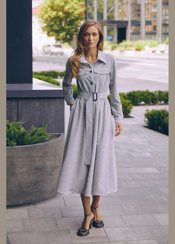 Черное повседневный платье ST-Seventeen однотонное