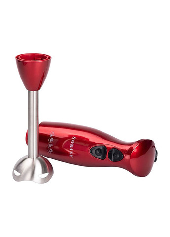 Ручной блендер погружной 600 Вт портативный электрический многофункциональный Красный SM-5011 (A-033539) Sokany (358933785)