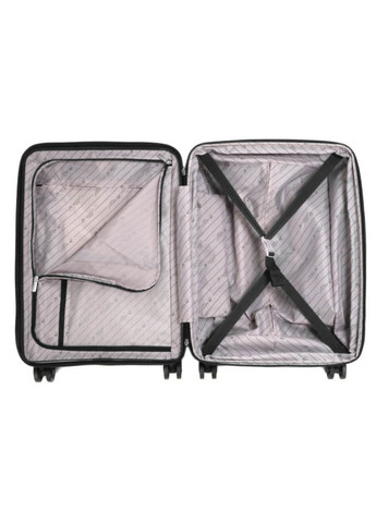 Чемодан малый S для ручной клади 642 40л полипропилен Чёрный AIRTEX (297644174)