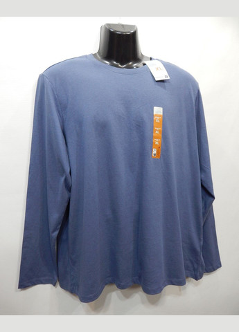 Футболка чоловіча з довгим рукавом р.52-54 018FMLN Primark однотонний чорний повсякденні бавовна