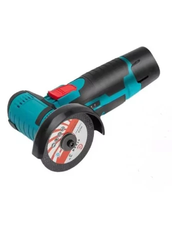 Мини Угловая аккумуляторная шлифовальная машина 12V Болгарка в наборе с батареей зарядкой 2 круга и ключ Hilda (376292350)