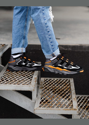 Помаранчеві кросівки niteball black orange No Brand