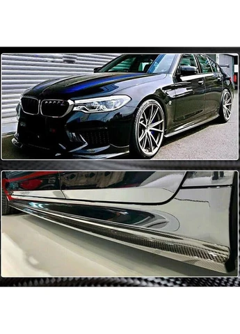 Накладки на пороги V2 (для M-Sport/M5 2017-2020, Карбон) для 5 серия G30/31 гг BMW 5-Series (388945540)