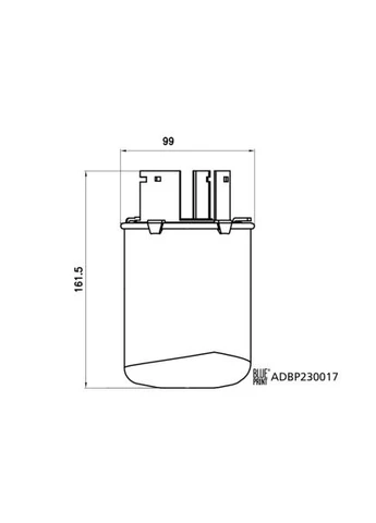 Фільтр паливний Blue Print ADBP230017 (391822626)