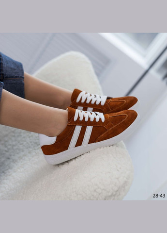 Комбинированные трендовые женские кеды из натуральной замши 39 No Brand