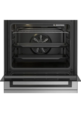 комбинированная плита газовая 60х85х60 см серая эмаль BEKO