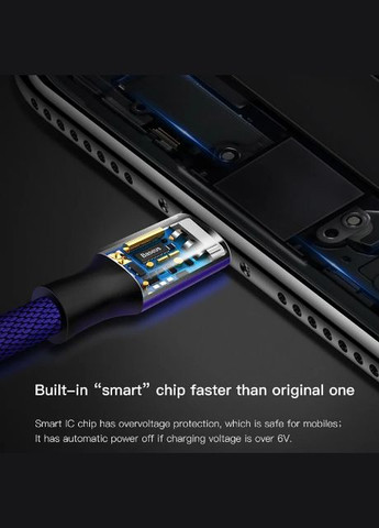 Кабель Yiven Cable for Lightning USB 1.2 м Black Baseus (297949555)