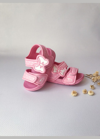 Розовые детские сандалии 18 г 10 см розовый артикул ш97 Luck Line