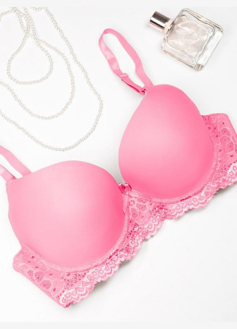 Розовый бюстгальтер bl2-702 розовый ISSA PLUS нейлон