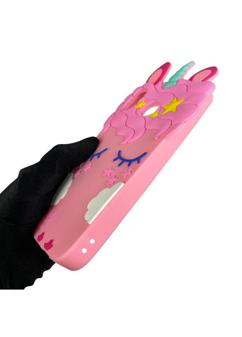 Чехол для Galaxy M20 SM-M205F детский с единорогом на самсунг м20 розовый Samsung (366023047)