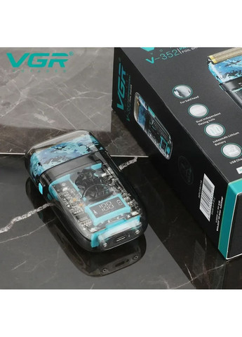 Електробритва VGR V-352 шейвер, подвійне лезо, IPX5, LED Display Hopestar (372113852)
