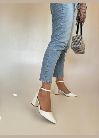 QQ Відкриті білі туфлі, білі туфлі на підборах, весільні туфлі, весільні білі туфлі код 7361 білий з штучна шкіра, китай — літо (338043228)