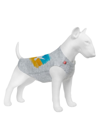 Майка для собак Clothes Флаг S40 Серая (296-0229) WAUDOG (279564629)