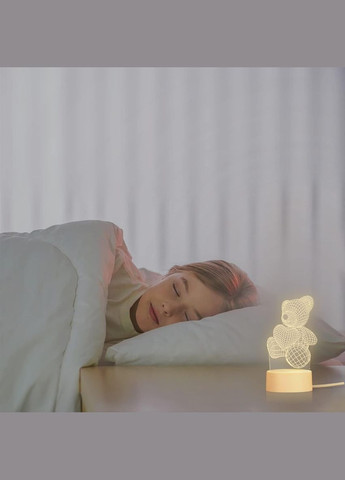 3-D Нічник SN-16 з Ведмедиком, White VHG (334305114)