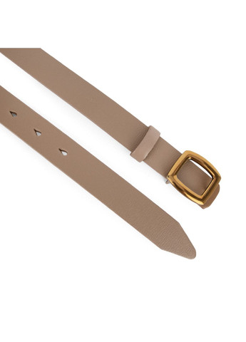 Ремінь шкіряний жіночий НС-2558 (110 см) бежевий HandyCover (366062744)