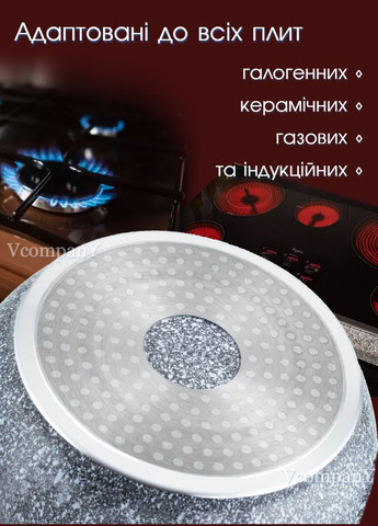 Набор каструль с мраморным покрытием, Набор кастрюль для индукции, набор кастрюль германия 8 предметов Edenberg (333824290)