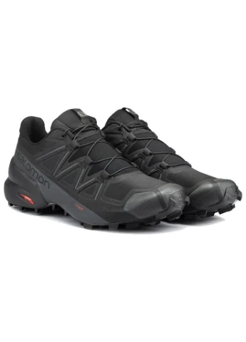 Черные демисезонные кроссовки speedcross 5 Salomon