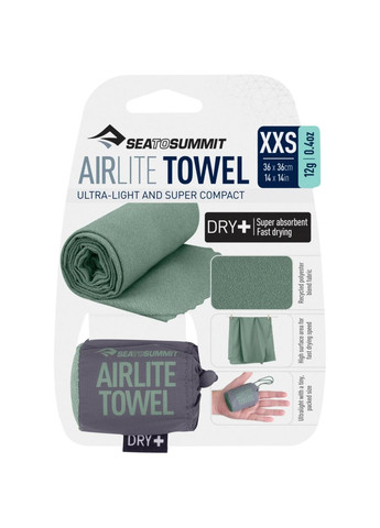 Sea To Summit рушник airlite towel m сірийзелений комбінований виробництво -