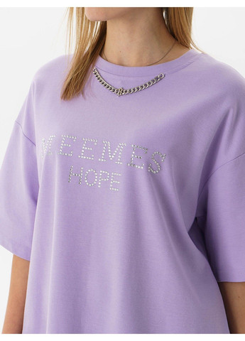 Фиолетовая летняя футболка 21 - 08135 Queen