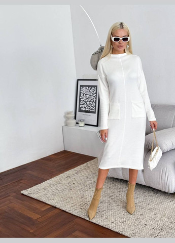 Білий ділова, повсякденний, кежуал сукня Liton