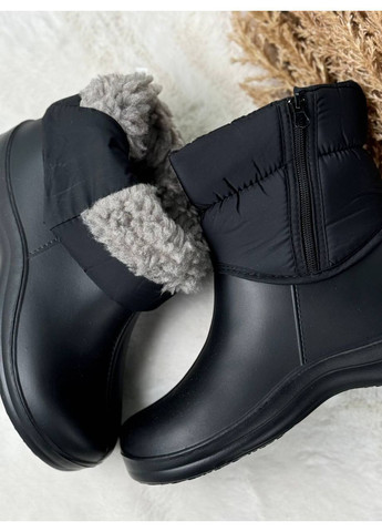 Черные сапоги для непогоды No Brand