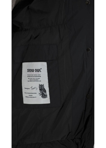 Чорний зимній Пуховик No Brand