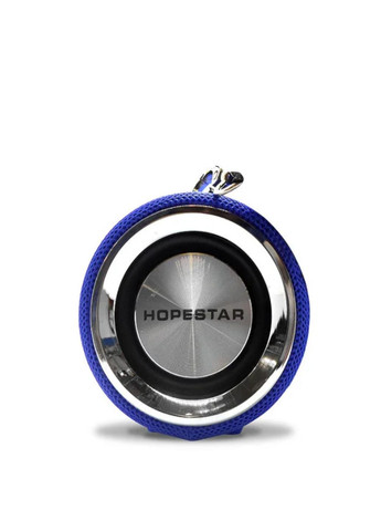 Портативна Bluetooth колонка H39 із вбудованим FM-радіо Синій Hopestar (316510499)