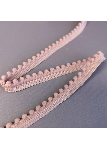 #5 Тесьма с помпонами 13мм (помпоны Ø5мм) - пудровый (#195) Plus-plus (354794699)