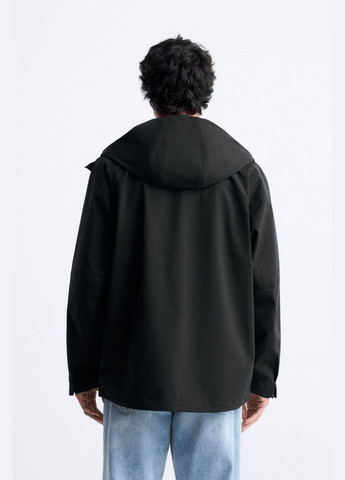 Чорна демісезонна куртка Zara 8574 505 BLACK