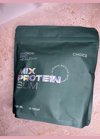 Жирозпалювач для схуднення, натуральний протеїновий коктейль - MIX PROTEIN SLIM 405 Г / 15 ПОРЦІЙ CHOICE (316386144)