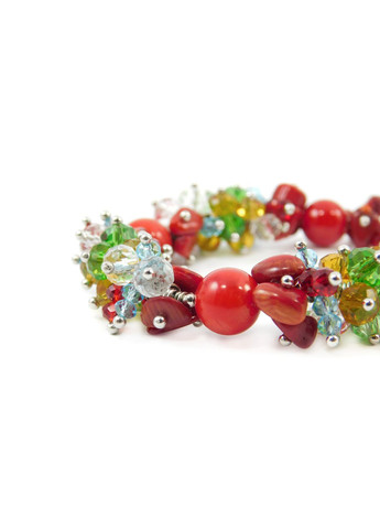 Браслет "Гуцулочка" Корал 17 Fursa fashion (322315672)