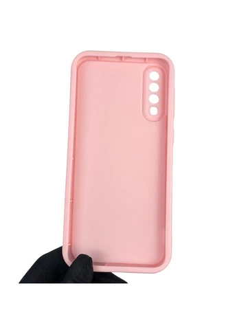 Чохол силіконовий Soft Touch з 3D принтом Майнкрафт для Galaxy A50 (SM-A505F) рожевий (Повний захист камери) Samsung (373424665)
