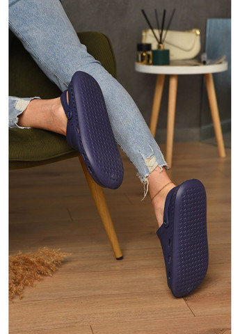 Темно-синие кроксы женские темно-синего цвета Let's Shop