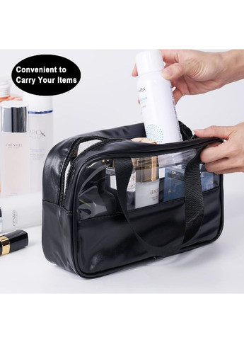 Косметичка органайзер сумка бокс з ручками для зберігання косметики засобів особистої гігієни екошкіра 26х16х9 см (476814-Prob) Unbranded (291398586)