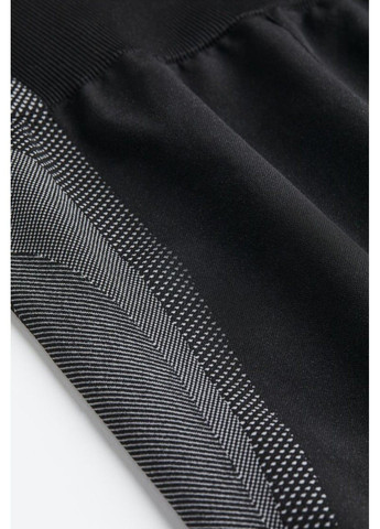 Черные демисезонные женские бесшовные спортивные леггинсы н&м (56870) s черные H&M
