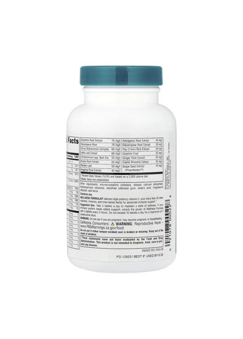 Комплекс вітамінів для імунітету Wellness Formula 90 таблеток з екстрактами рослин Source Naturals (367958226)