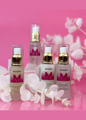 Набор восстанавливающий для лица 4в1 Meddls Well Age Menopause 160 мл MedDis Набір відновлюючий для обличчя (326602827)
