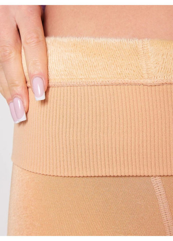 Теплі лосини жіночі / Легінси жіночі на флісі / лосіни на хутрі жіночі висока посадка Розмір XS-S-M Бежевий 61724 OnePro (366678596)