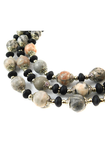 Намисто "Мавра" Агат, Шунгіт Fursa fashion (331155845)