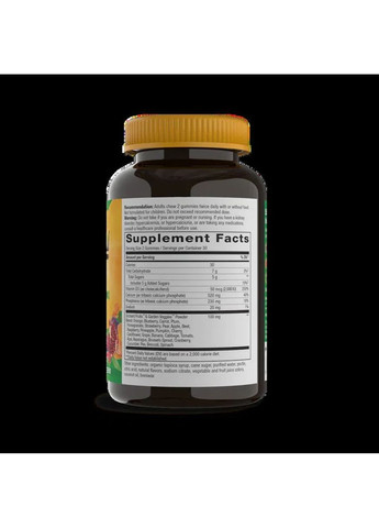 Кальций + витамин D3 Calcium + Vitamin D3 Alive! 60 жевательных таблеток Nature's Way (361115429)