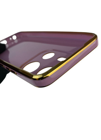 Чехол для Spark Go 2023 BF7 с кольцом MagSafe с золотой окантовкой на техно спарк го 2023 черничный gs1 Tecno (366232254)