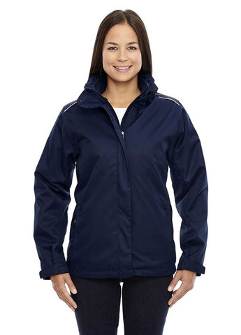 Темно-синя демісезонна лижна куртка на флісі Core 365