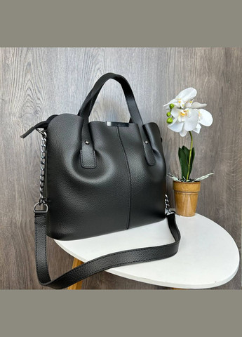 Женская городская сумочка Черная (1232ДКч) No Brand сумка (338431515)