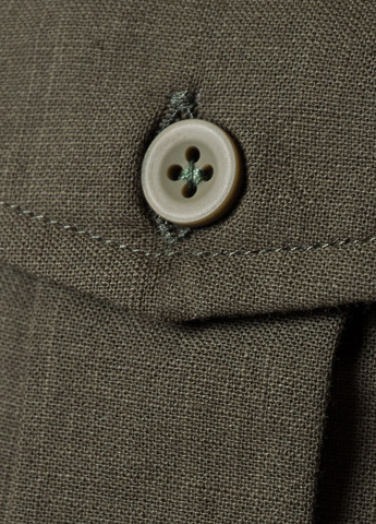 Оливковковая (хаки) кэжуал рубашка Arber